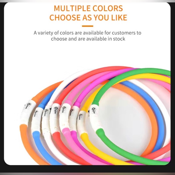 Pet’s LED Collar USB rechargeable - Red Color - Picture 5 of 12